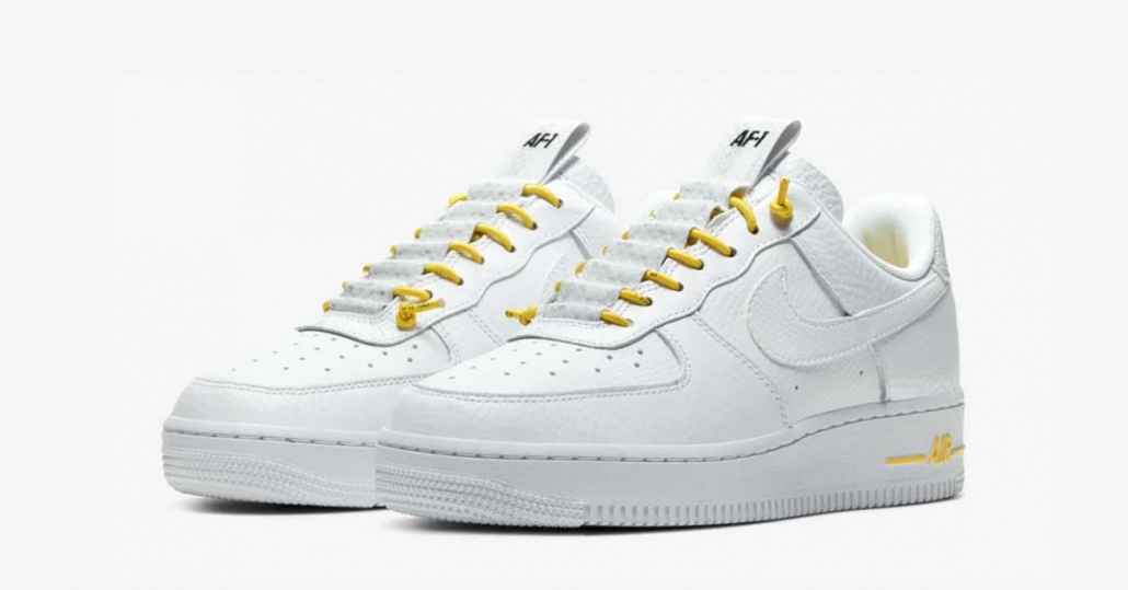 Nike Air Force 1 Lux Hvid Gul 898889-104