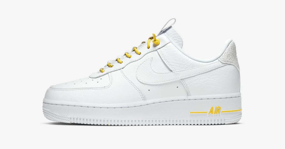 Nike Air Force 1 Lux Hvid Gul 898889-104