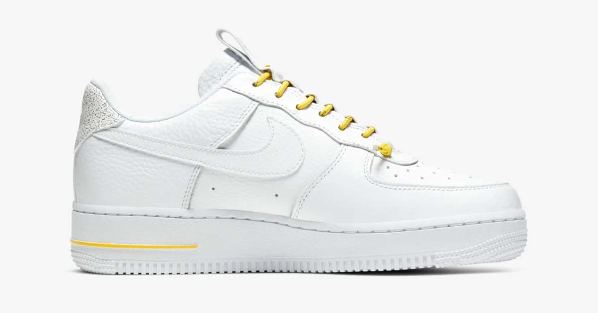 Nike Air Force 1 Lux Hvid Gul 898889-104