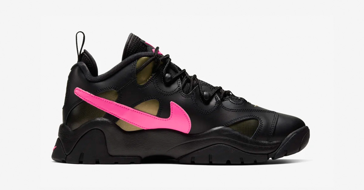 Nike Air Barrage Low Sort Pink