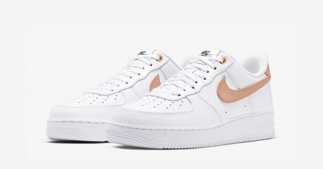 Nike Air Force 1 Low Premium Hvid Vachetta Tan