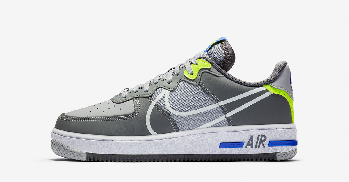 Nike Air Force 1 React D/MS/X Grå