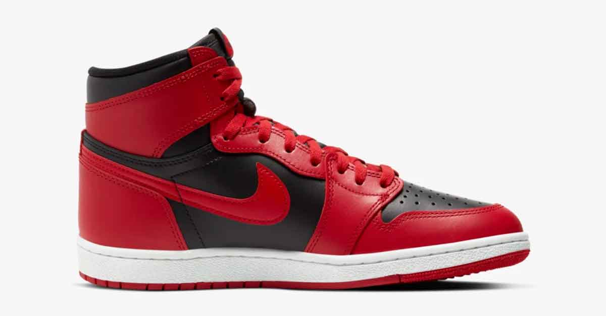 Nike Air Jordan 1 High 85 Rød Sort BQ4422-600