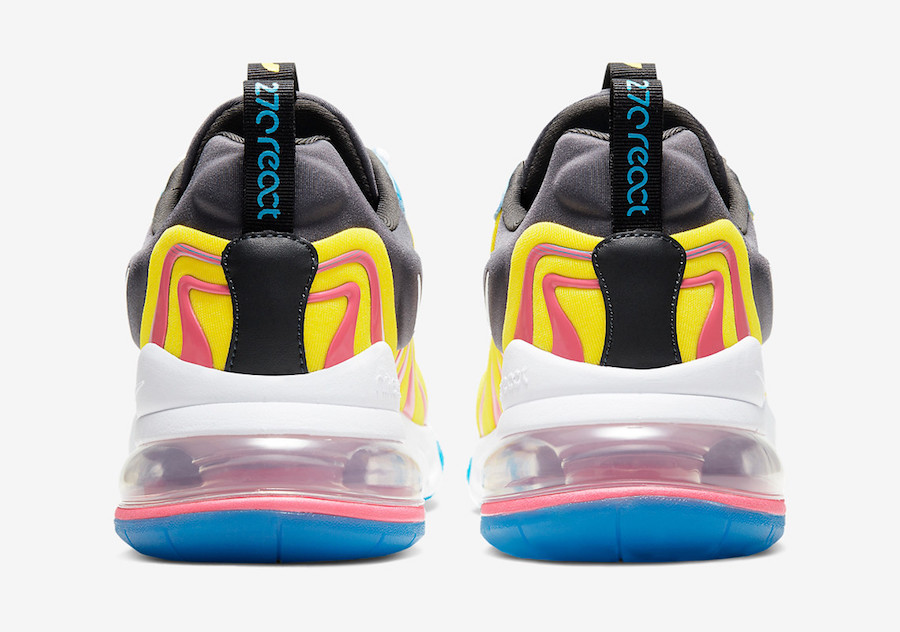 Nike Air Max 270 React Engineered Gul Blå CD0113-400