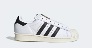 Adidas Superstar Laceless Hvid Sort FV3017