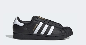 Adidas Superstar Laceless Sort Hvid FV3018