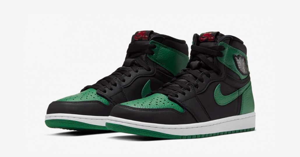 Nike Air Jordan 1 Hi Pine Green 555088-030