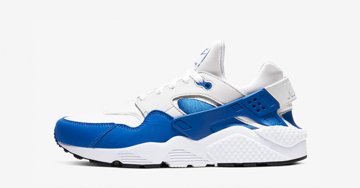 Nike Air Huarache Run DNA Hvid Blå AR3864-101