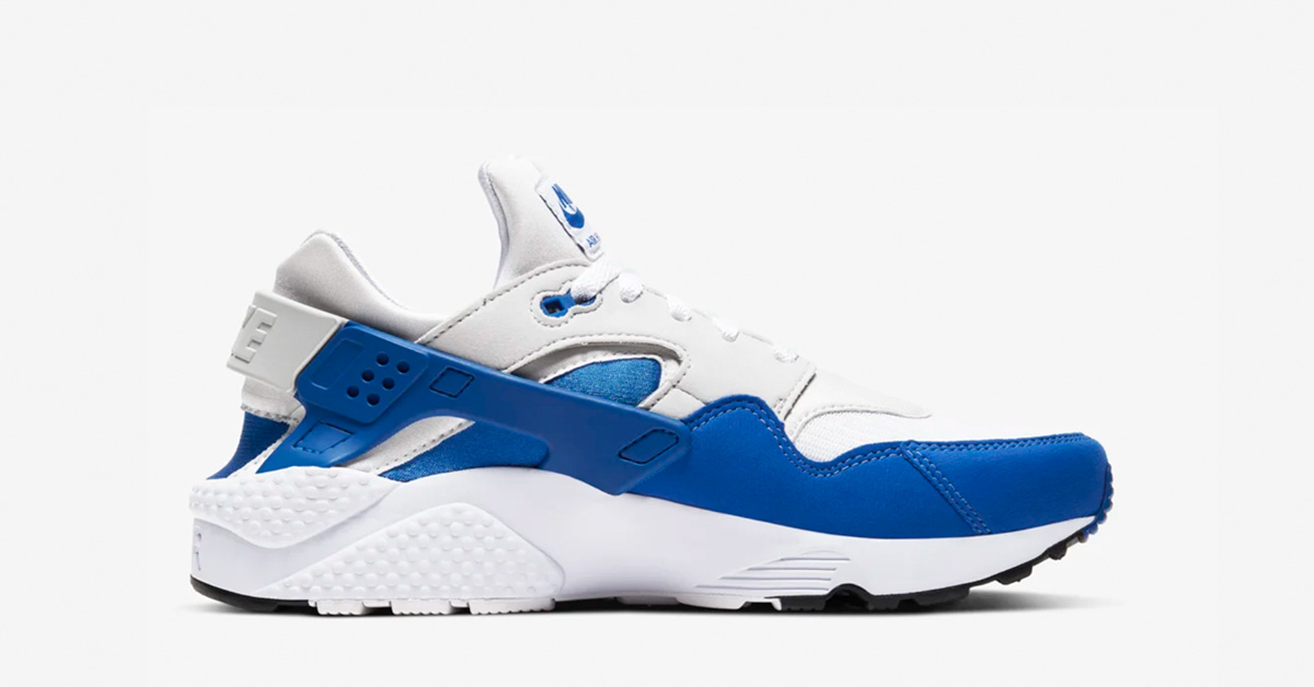 Nike Air Huarache Run DNA Hvid Blå AR3864-101