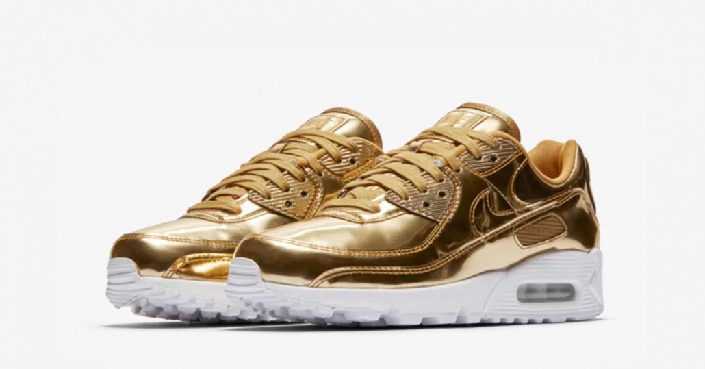 Nike Air Max 90 Guld til Kvinder CQ6639-700