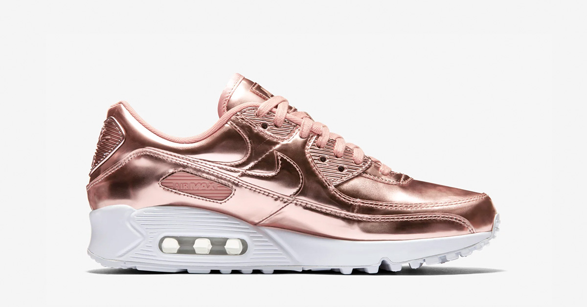 Nike Air Max 90 Rose Gold til Kvinder CQ6639-600