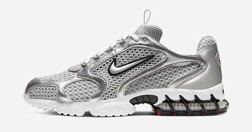 Nike Zoom Spiridon Caged Silver CJ1288-001