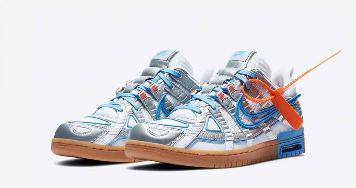 Off White x Nike Air Rubber Dunk University Blue CU6015-100