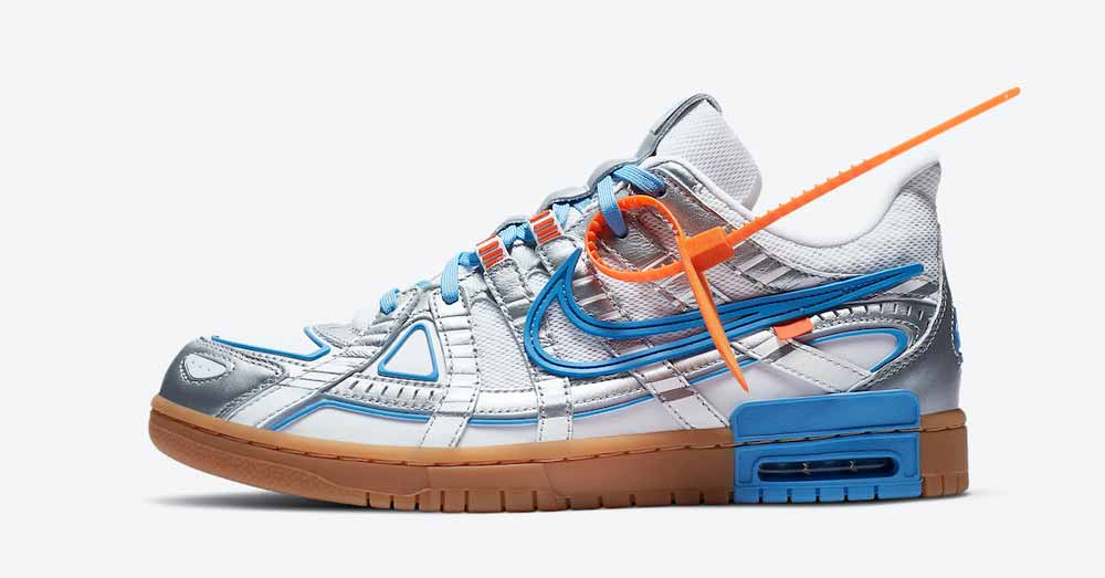 Off White x Nike Air Rubber Dunk University Blue CU6015-100