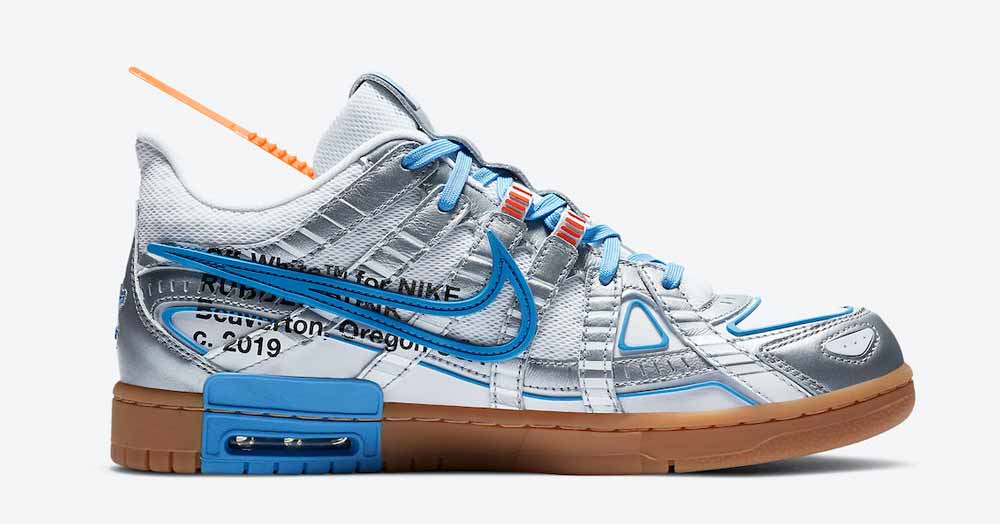 Off White x Nike Air Rubber Dunk University Blue CU6015-100