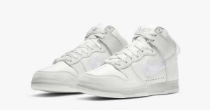 Slam Jam x Nike Dunk High Clear White DA1639-100