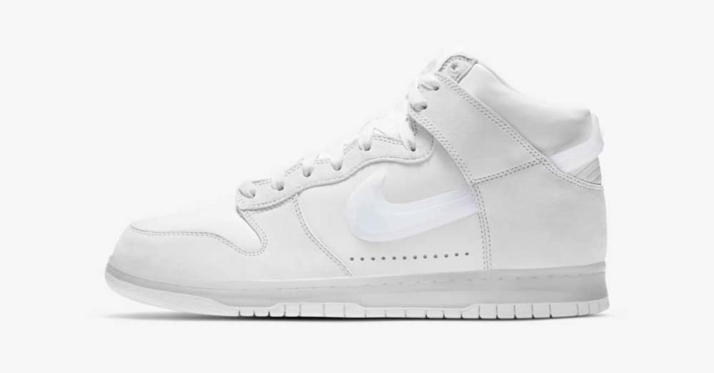 Slam Jam x Nike Dunk High Clear White DA1639-100