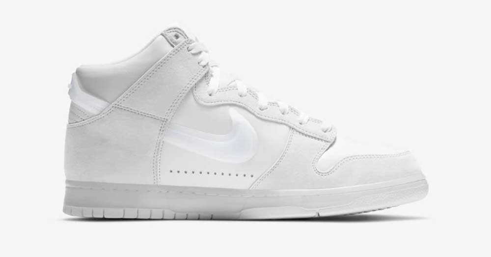 Slam Jam x Nike Dunk High Clear White DA1639-100