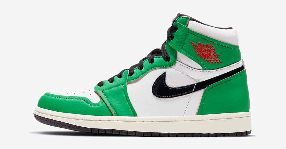 Nike Air Jordan 1 High OG Lucky Green til kvinder DB4612-300