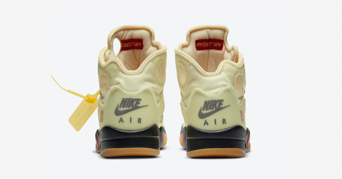 Off-White x Nike Air Jordan 5 Sail DH8565-100