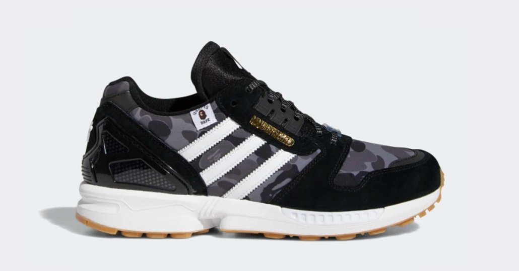 BAPE x Undefeated x Adidas ZX 8000 FY8852