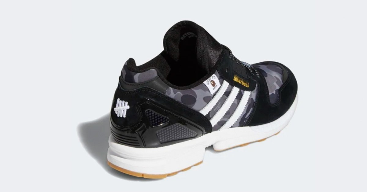 BAPE x Undefeated x Adidas ZX 8000 FY8852