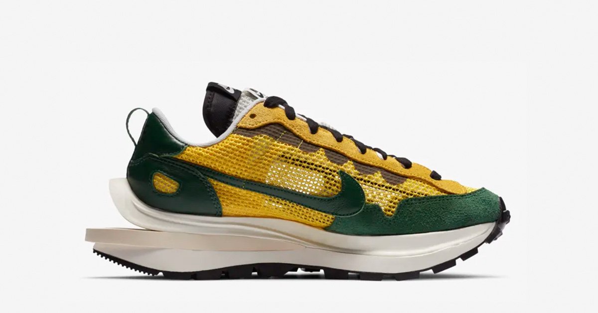 Sacai x Nike Vapor Waffle Tour Yellow Geoge Green Sail - CV1363-700