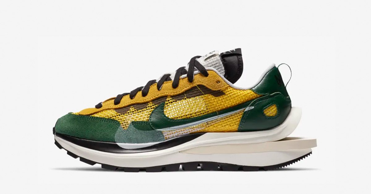 Sacai x Nike Vapor Waffle Tour Yellow Geoge Green Sail - CV1363-700