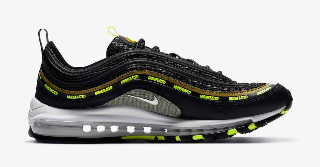 Undefeated x Nike Air Max 97 Black Volt DC4830-001