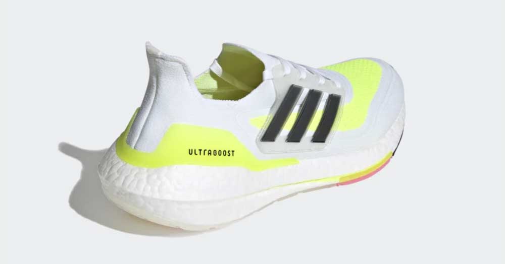 Adidas UltraBOOST 21 Hvid Gul FY0377