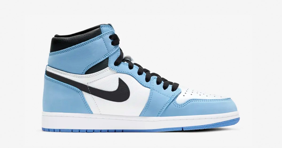 Nike Air Jordan 1 High Lyseblå