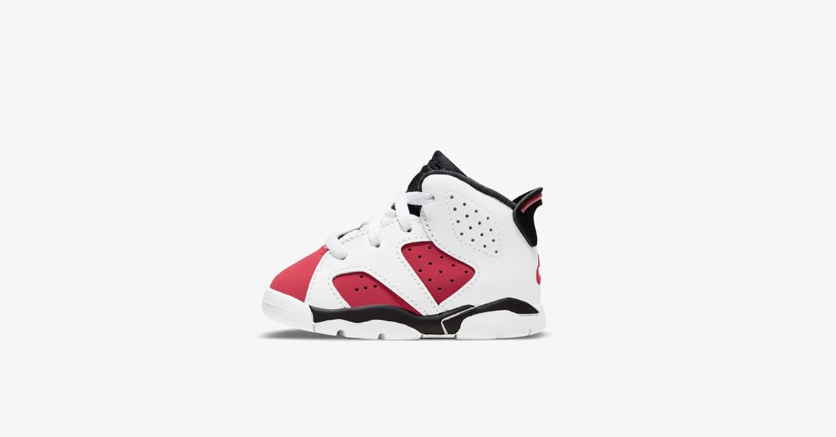 Nike Air Jordan 6 Carmine til. børn