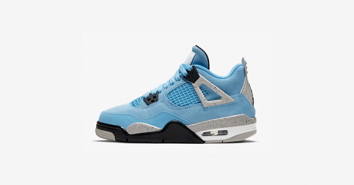 Nike Air Jordan 4 Lyseblå til børn