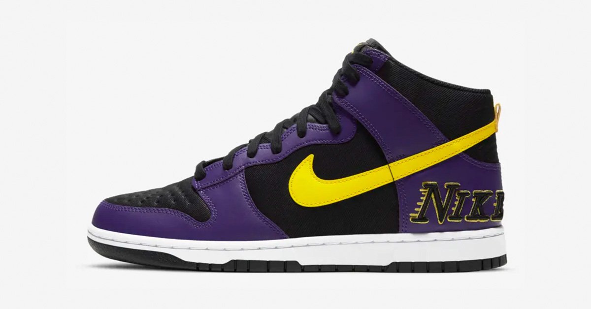 Nike Dunk High Lakers DH0642-001