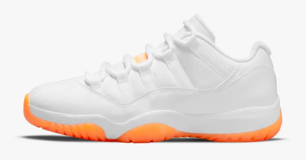 Nike Air Jordan 11 Low Hvid Orange AH7860-139