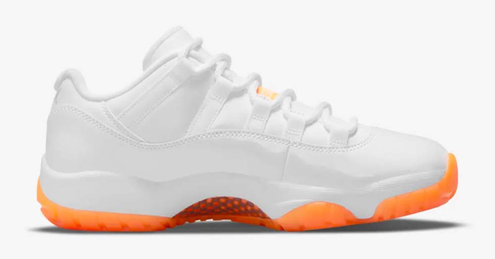 Nike Air Jordan 11 Low Hvid Orange AH7860-139