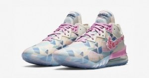 Nike LeBron 18 Low Cherry Blossom CV7562-101