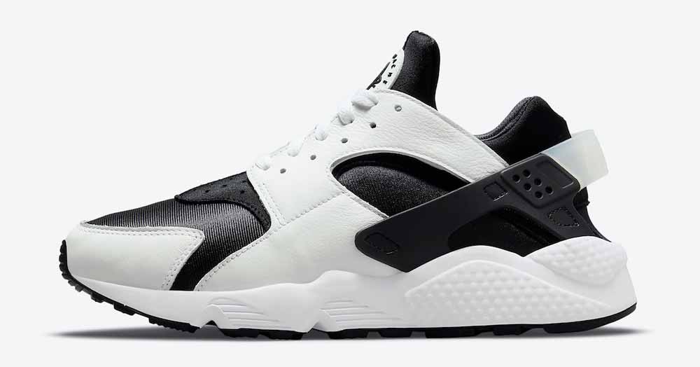 Nike Air Huarache Sort Hvid DD1068-001