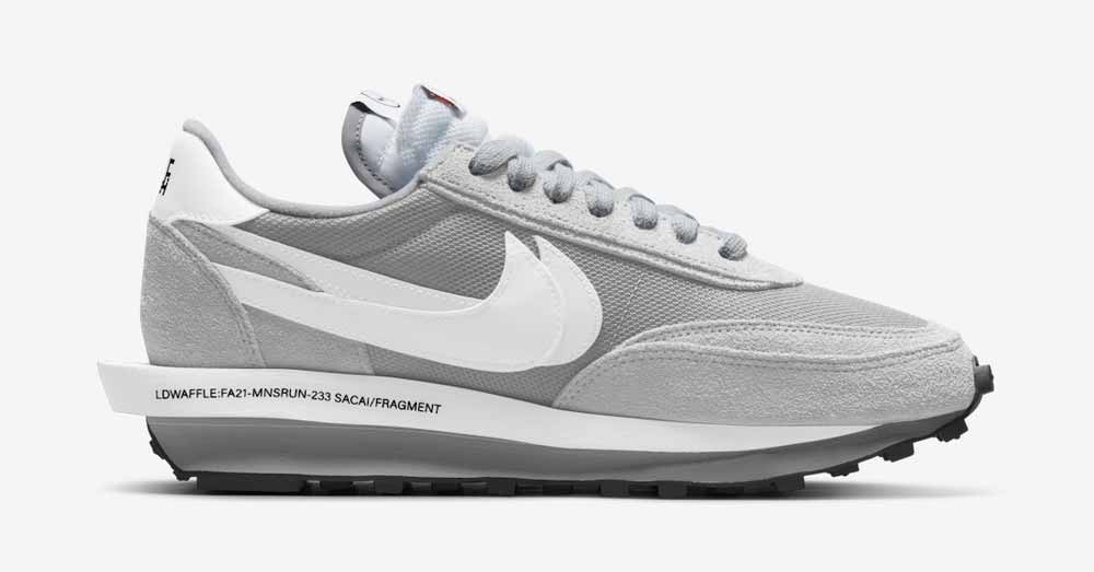 Fragment x Sacai x Nike LDWaffle Light Smoke Grey DH2684-001