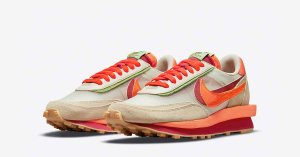 Clot x Sacai x Nike LDWaffle Orange DH1347-100