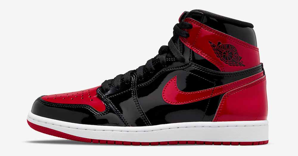 Nike Air Jordan 1 High OG Bred Patent 555088-063