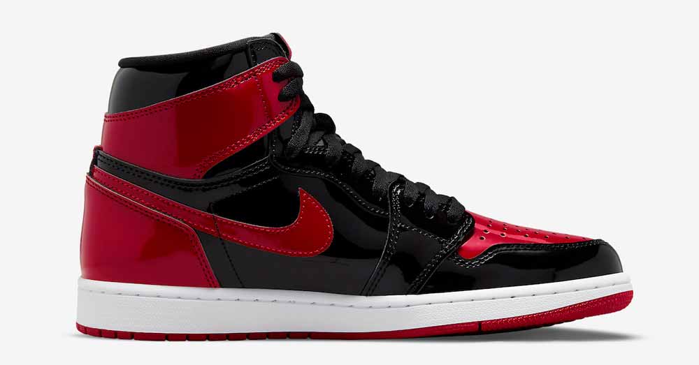 Nike Air Jordan 1 High OG Bred Patent 555088-063