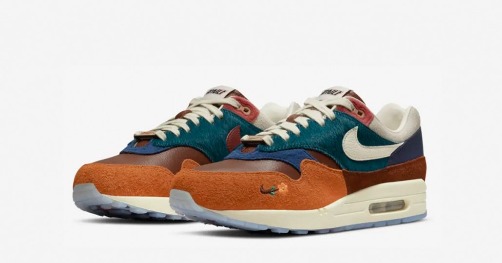 Kasina x Nike Air Max 1 Brun Blå DQ8475-800