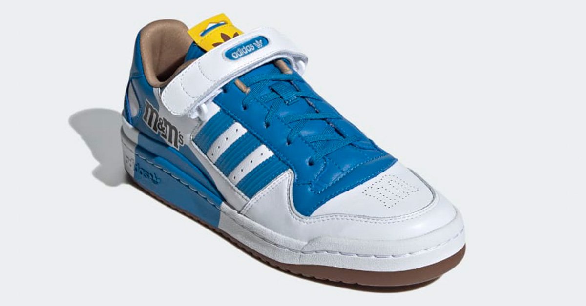 M&Ms x Adidas Forum Low 84 Blå Hvid GZ1936