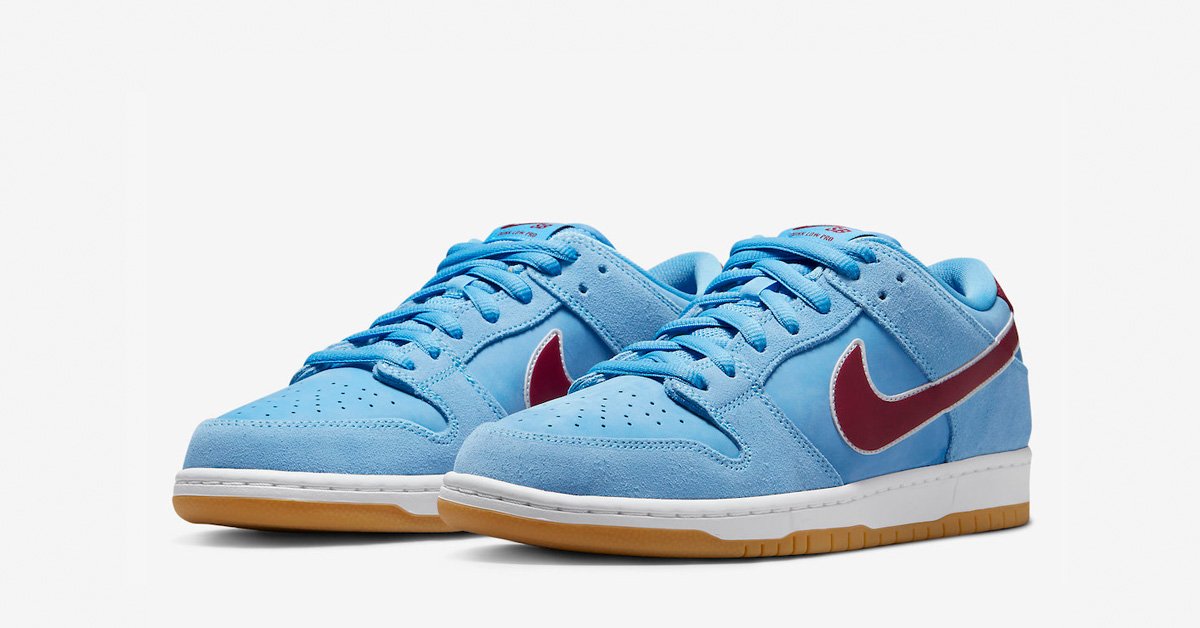 Nike SB Dunk Low Blå Bordeaux DQ4040-400