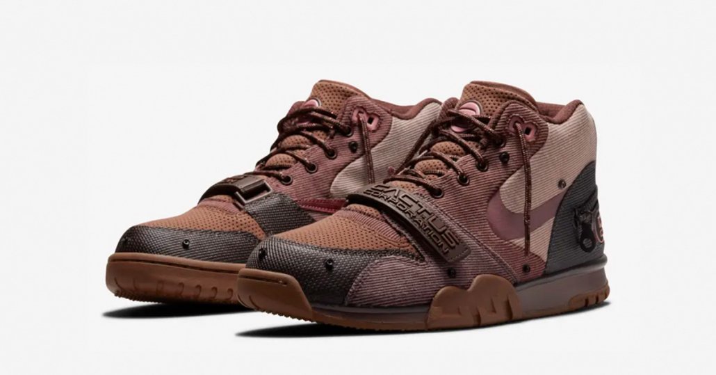 Travis Scott x Nike Air Trainer 1 Rust Pink DR7515-200