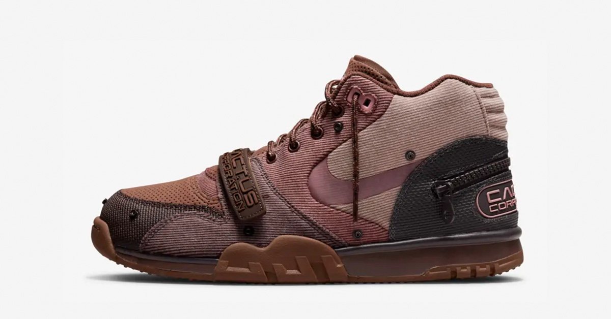 Travis Scott x Nike Air Trainer 1 Rust Pink DR7515-200