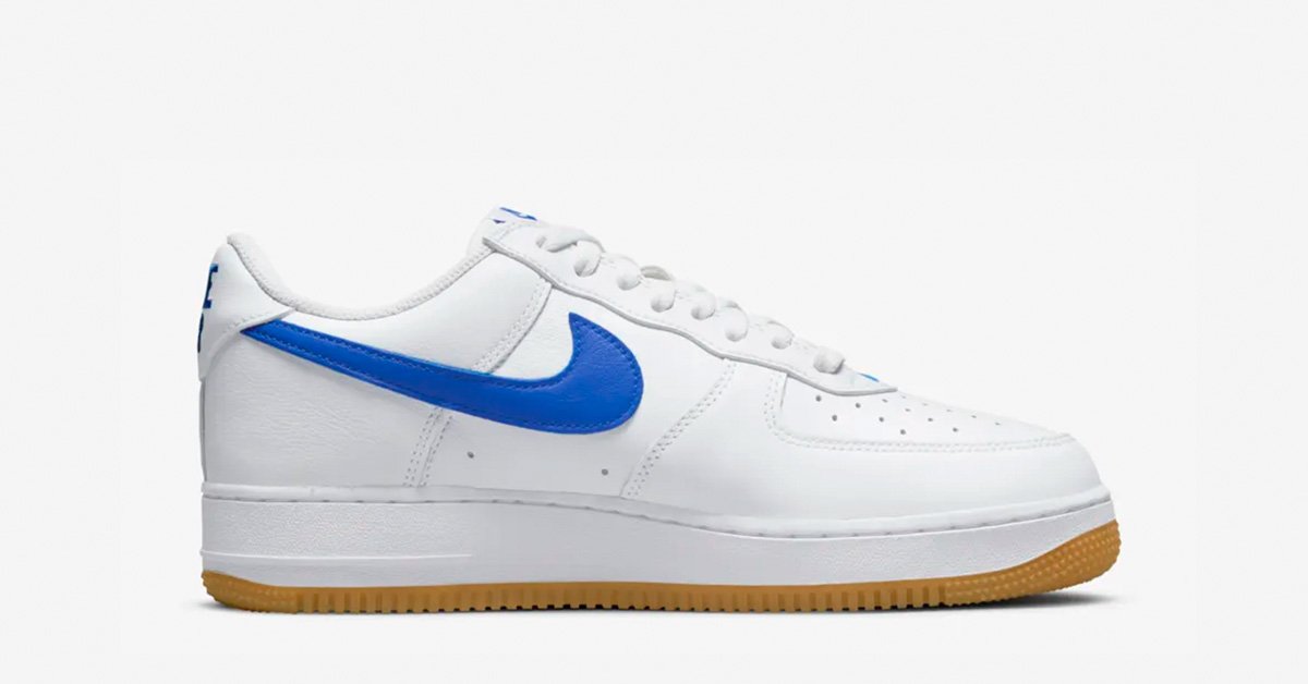 Nike Air Force 1 Low Retro Hvid Blå DJ3911-101