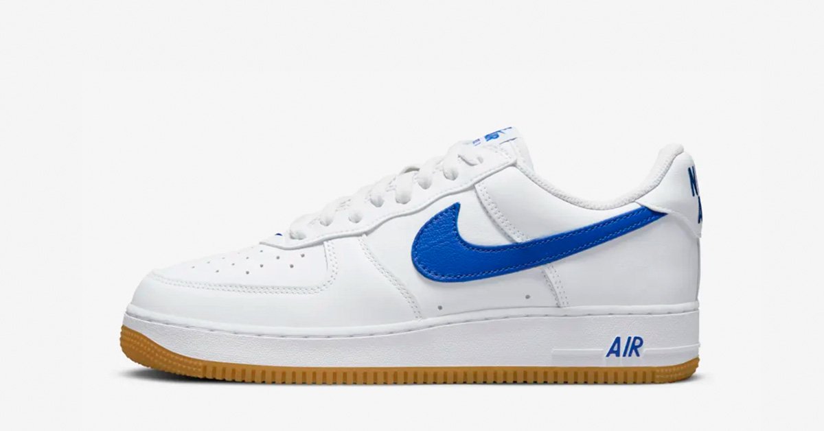 Nike Air Force 1 Low Retro Hvid Blå DJ3911-101