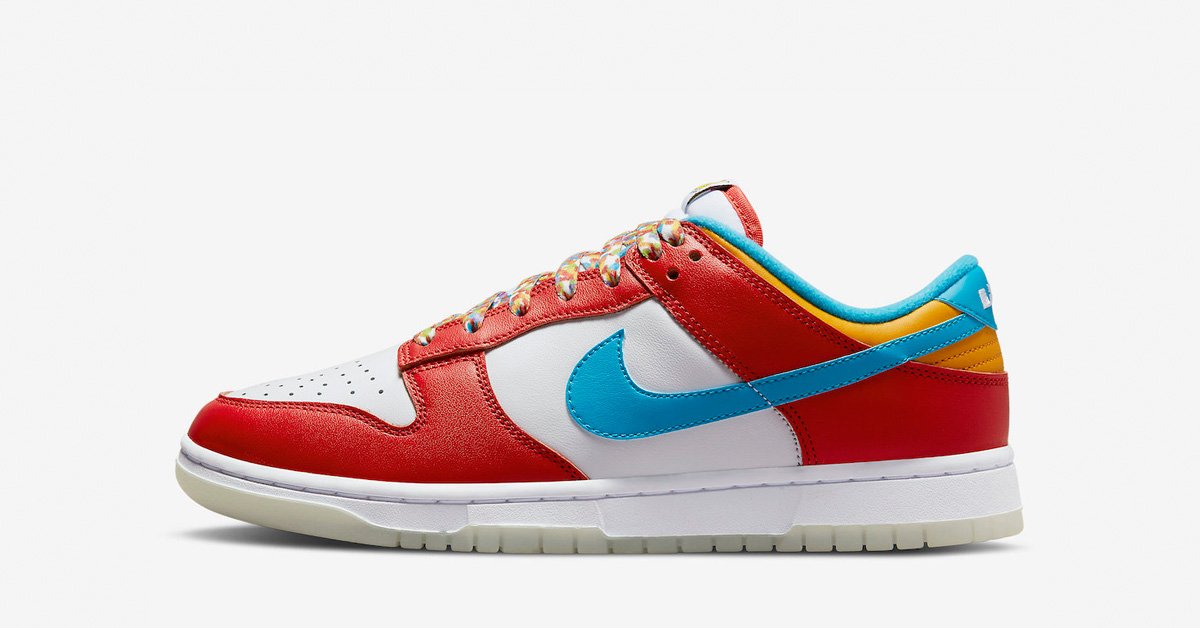 LeBron x Nike Dunk Low Fruity Pebbles DH8009-600